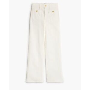 J.Crew Slim wide-leg sailor jean in all-day‎ stretch White NWT 33